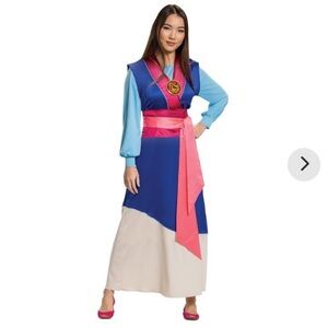Halloween costumes - Mulan Blue Dress Costume for Women -size S